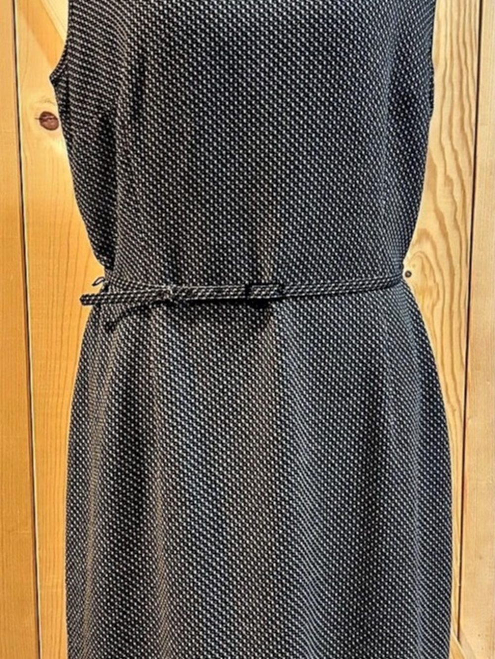 Ann Taylor LOFT Houndstooth Midi Dress Size 10 Like New
